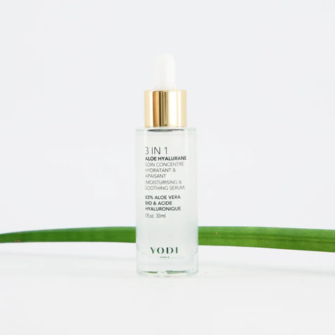 Serum gel aloe vera et acide hyaluronique yodi cheveux visage corps