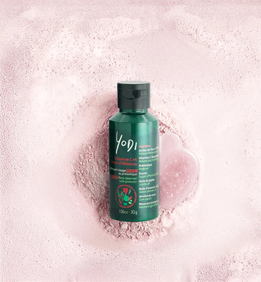 nettoyant vita c yodi sur fond poudre qui mousse
