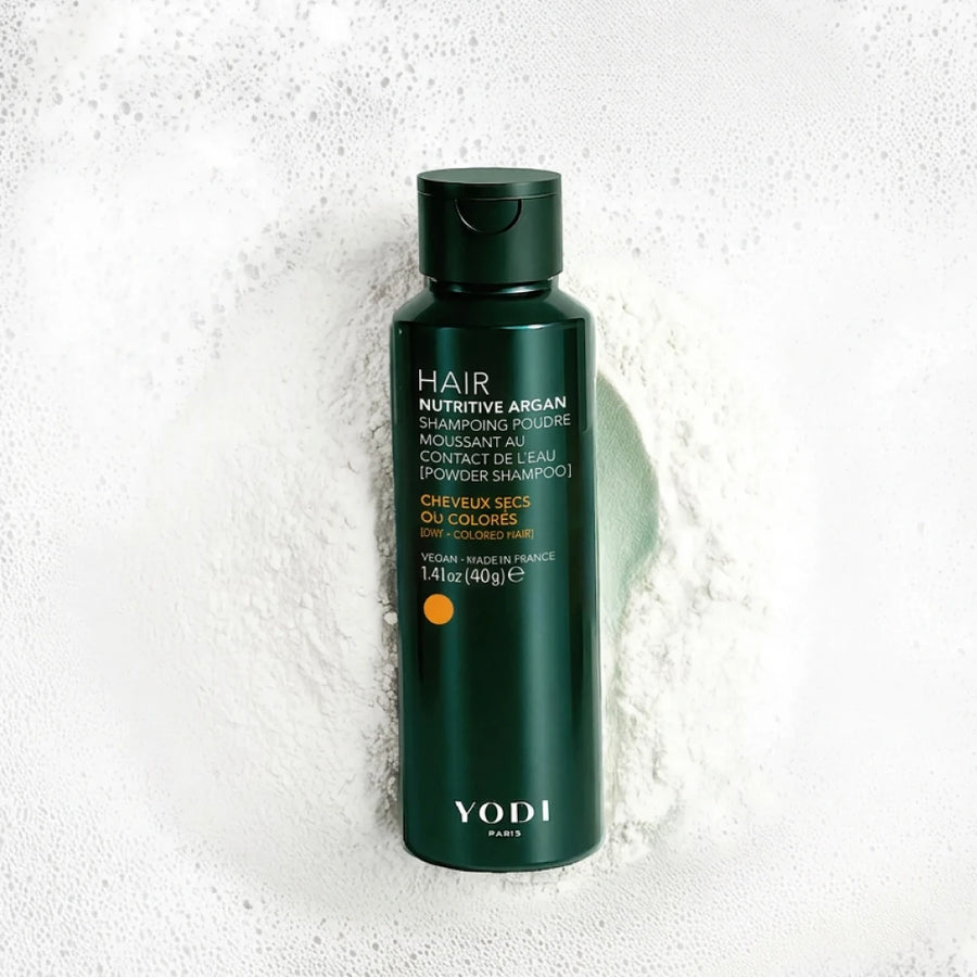 shampoing nutritive argan fond poudre mousse