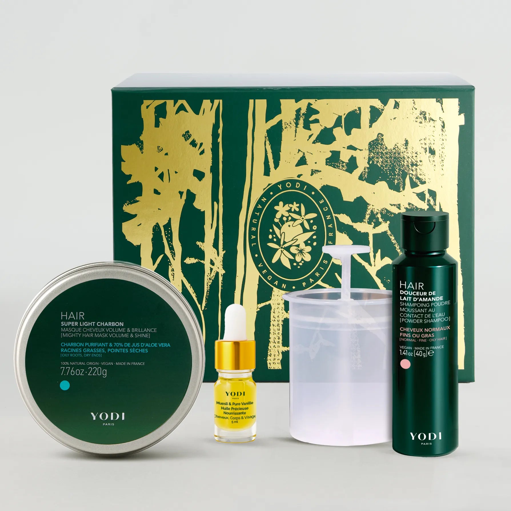 Coffret Luxueux Cheveux – Pureté & Volume