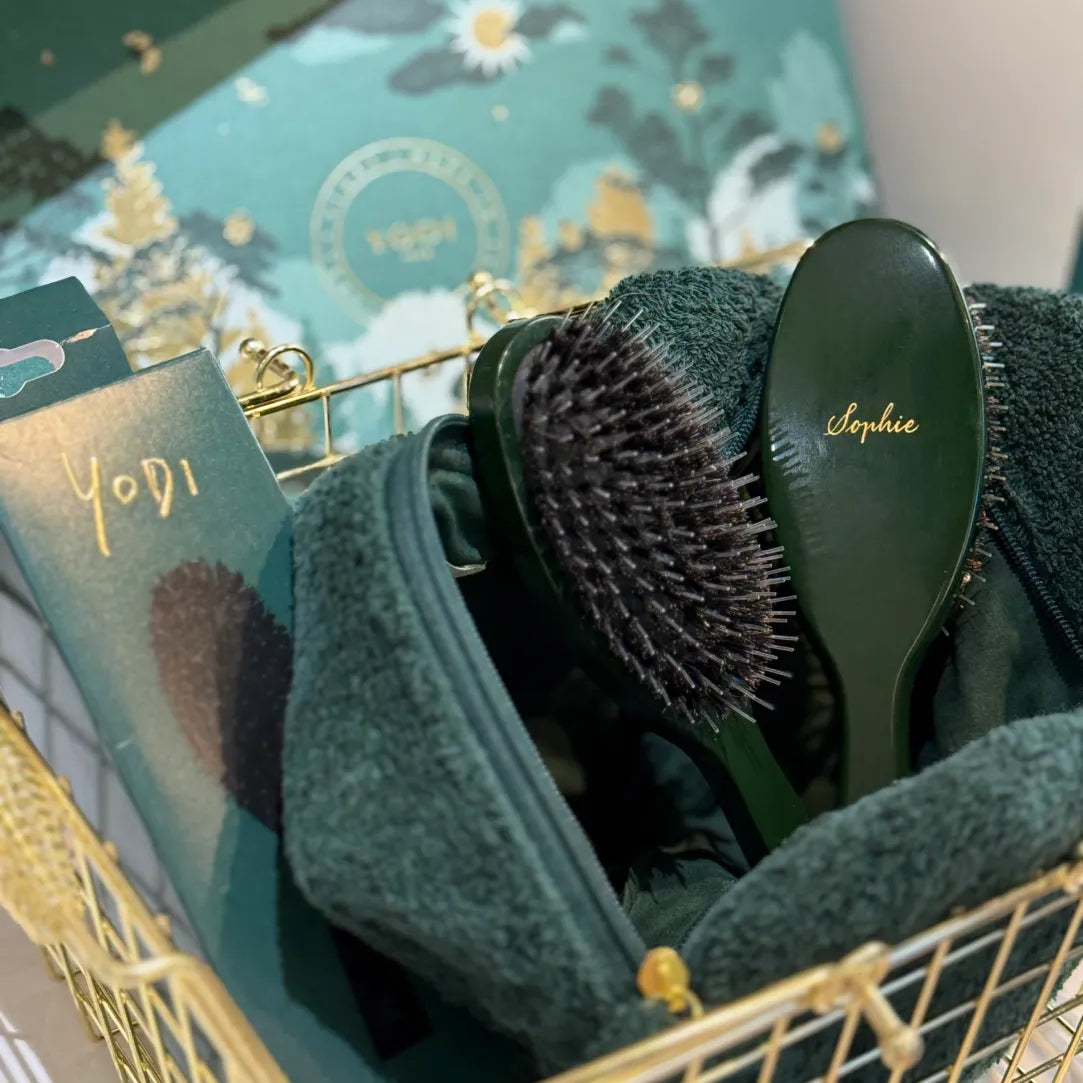 Personalized engraved brush