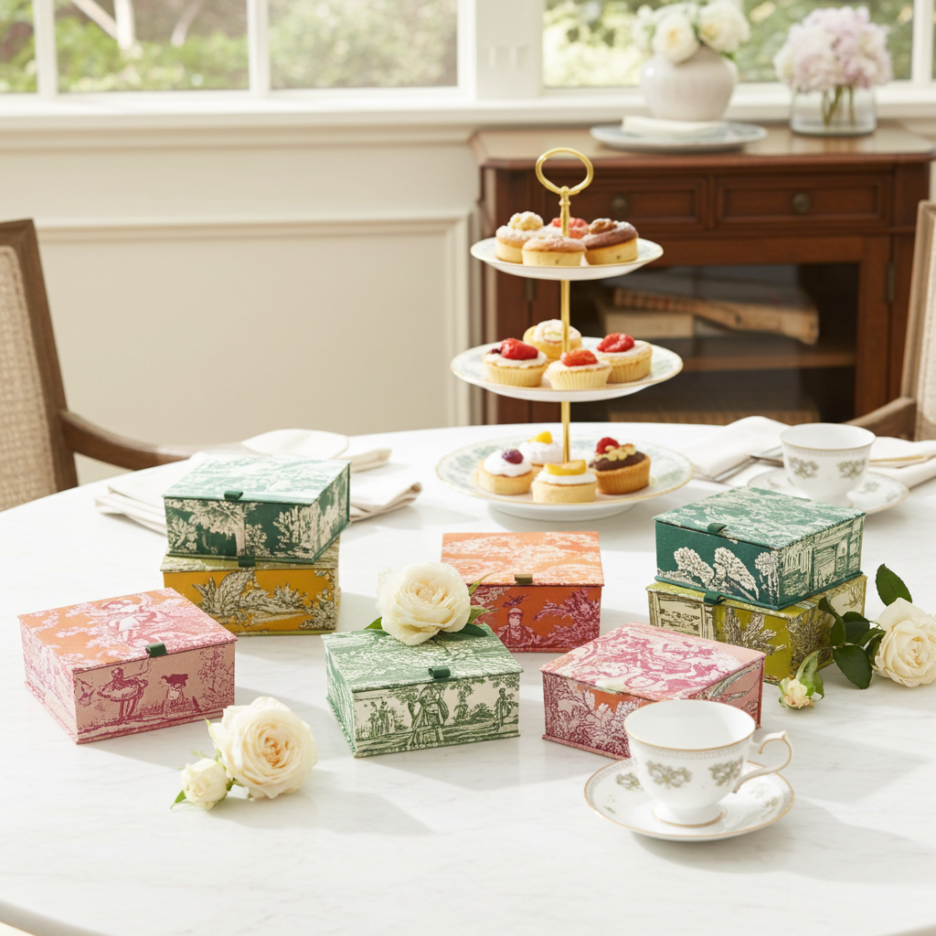Le coffret en Toile de Jouy : l'objet déco qui s'invite dans toutes les maisons